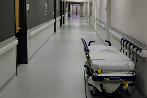 hospital interior hallway